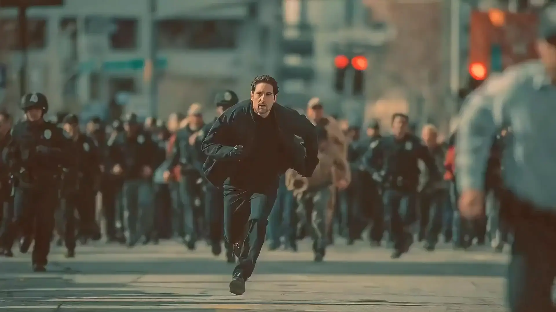 Street pursuit — Multi-character action